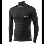Sixs Intimo Lupetto Manica Lunghe Windshell Nero Carbon