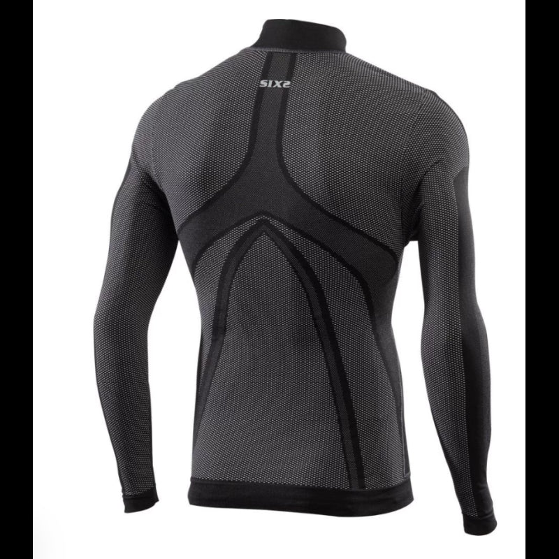 Sixs Intimo Lupetto Manica Lunghe Windshell Nero Carbon