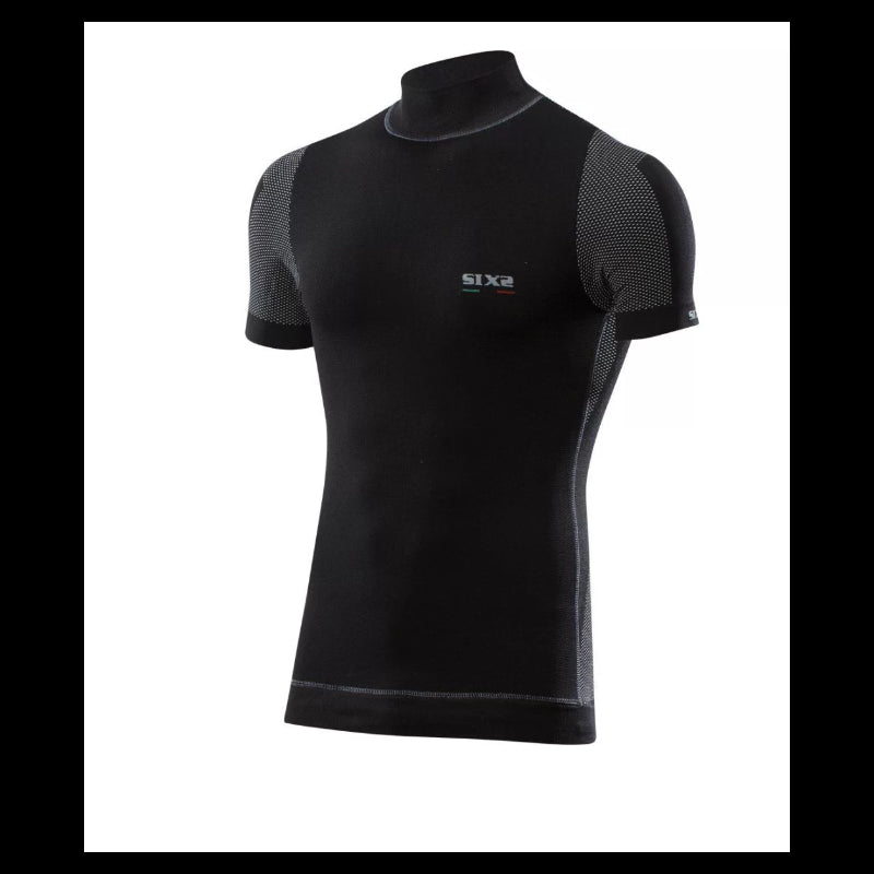 Sixs Intimo Lupetto Maniche Corte Windshell Nero Carbon