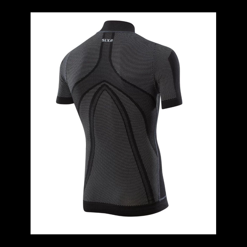 Sixs Intimo Lupetto Maniche Corte Windshell Nero Carbon