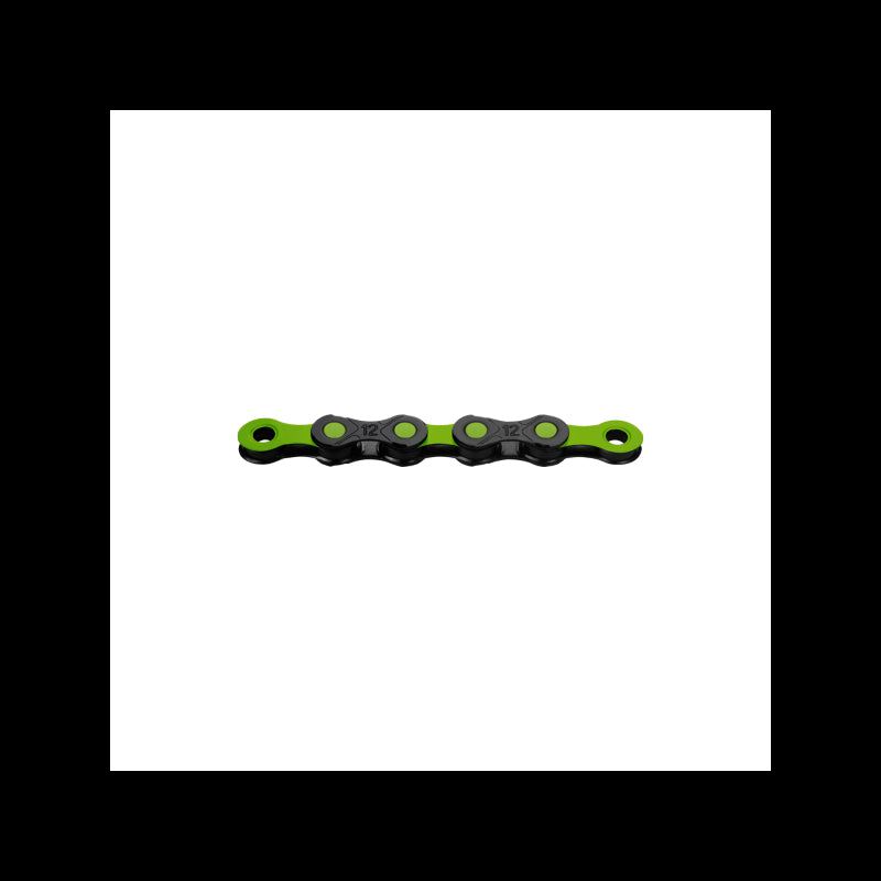 Kmc Catena DLC12 Waxed 12v 126maglie Nero/Verde
