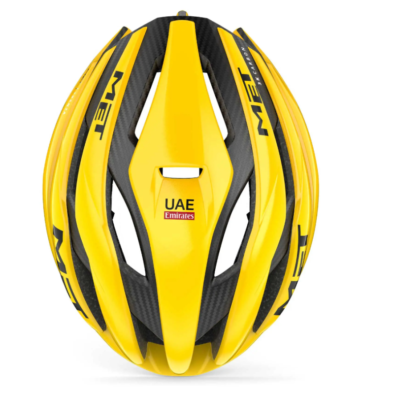 Met Casco Trenta 3K Carbon Mips UAE Team Emirates Giallo