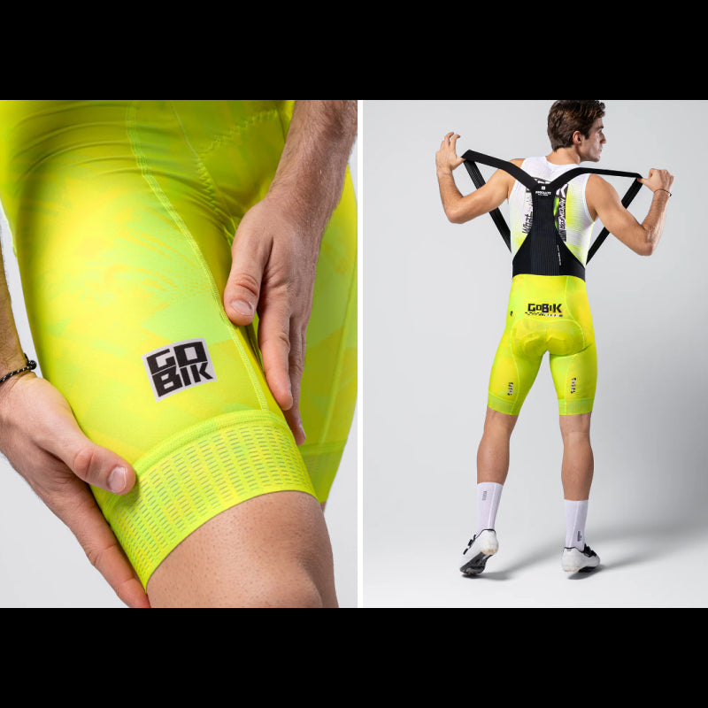 Gobik Salopette Corta Absolute Print K10 Liquid Lime