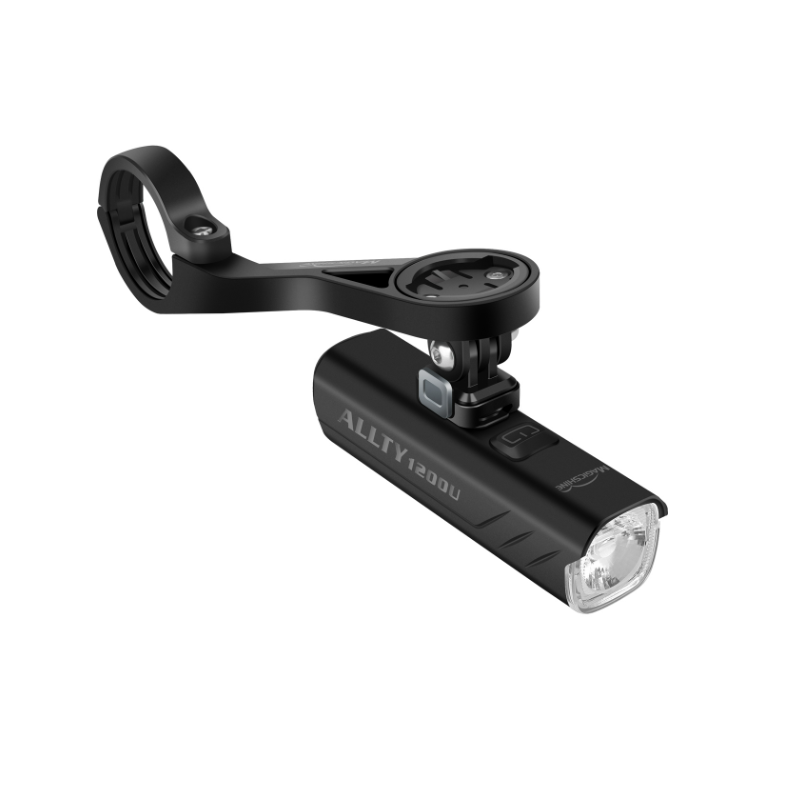 Magicshine Fanalino Anteriore a Led Bianco ALLTY 1200U USB-C + Telecomando + Supporto Frontale