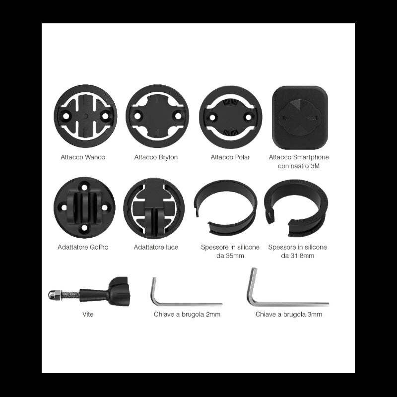 Magicshine Supporto Frontale in Alluminio Multifunzione