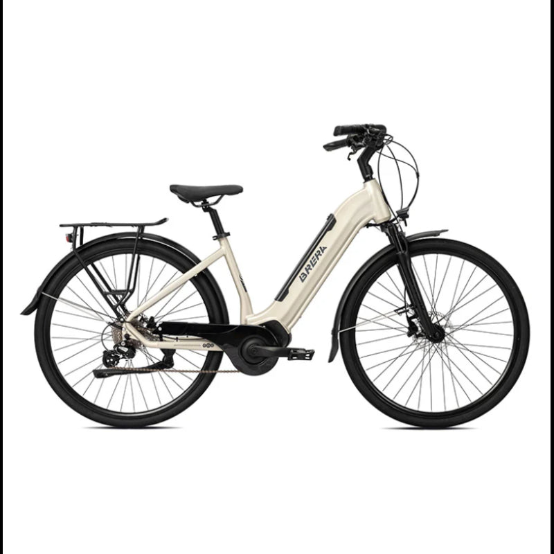 Brera E-Bike 28" Urban Alluminio Uptime 8V Batteria Integrata - Sabbia