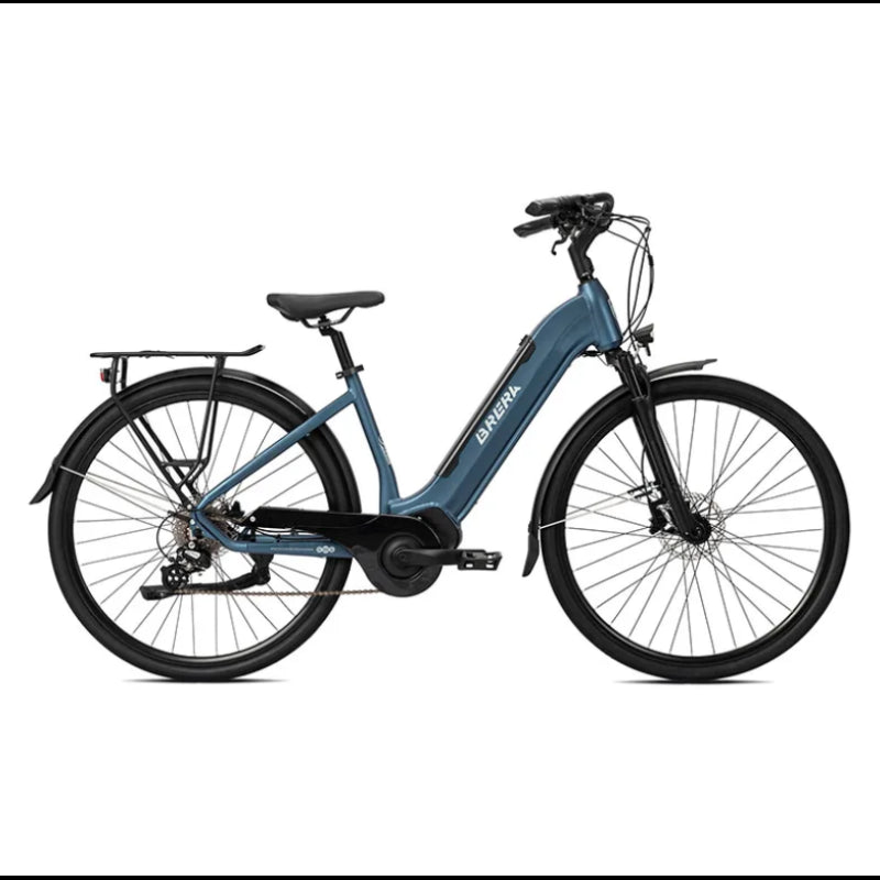 Brera E-Bike 28" Urban Alluminio Uptime 8V Batteria Integrata - Blu