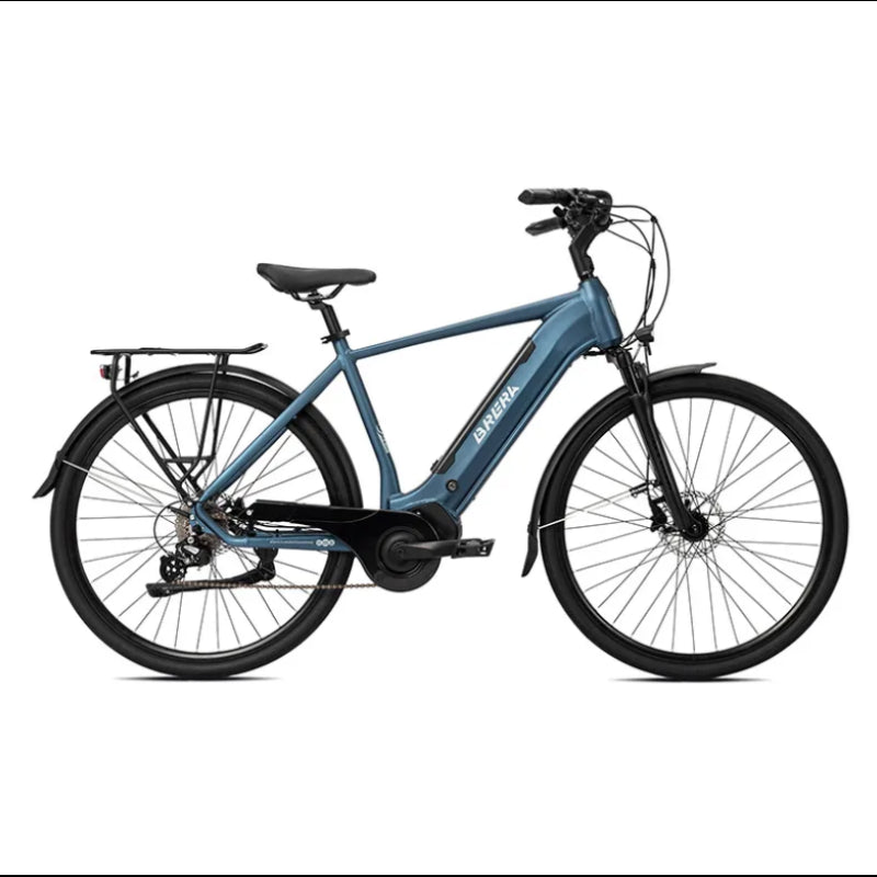 Brera E-Bike 28" Urban Alluminio Uptime 8V Batteria Integrata Uomo- Blu