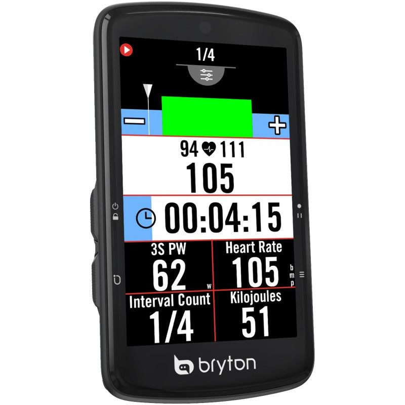 Bryton Ciclocomputer GPS Rider BRS810T + Dual Sensor Cadenza/Velocità + Fascia Cardio