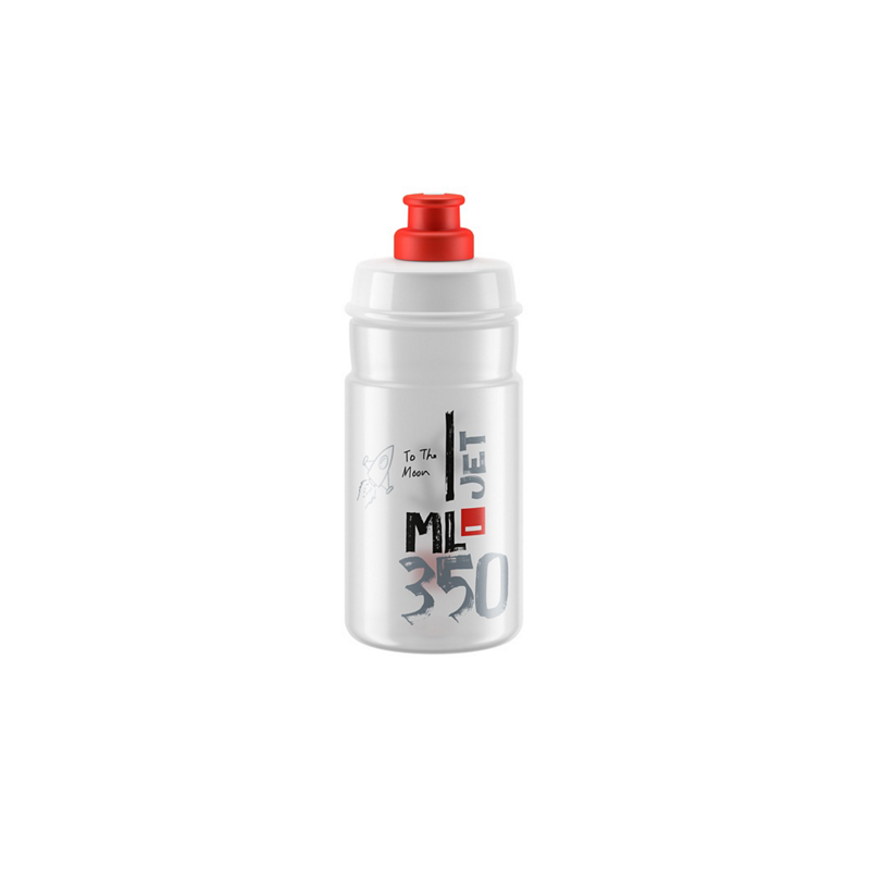 Elite Borraccia Jet Clear - Red Logo 350ml