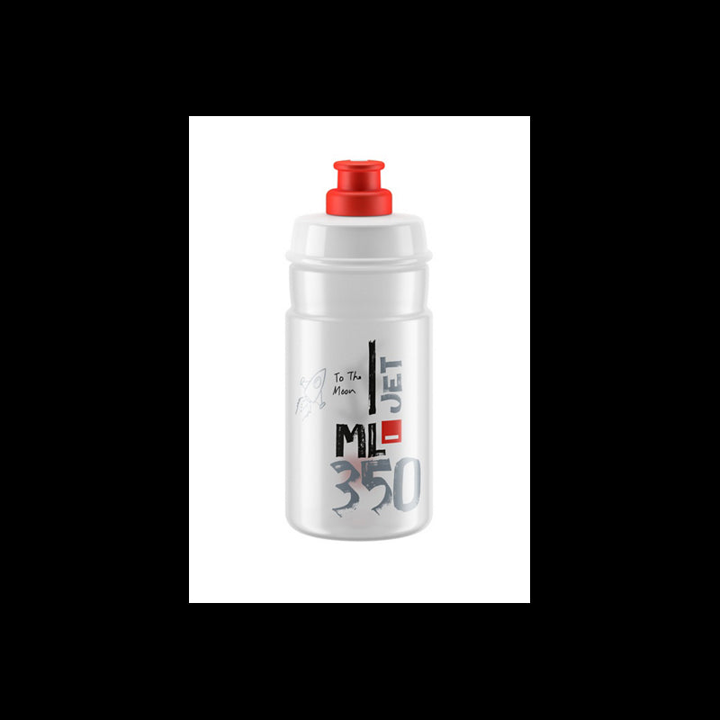Elite Borraccia Jet Clear - Red Logo 350ml