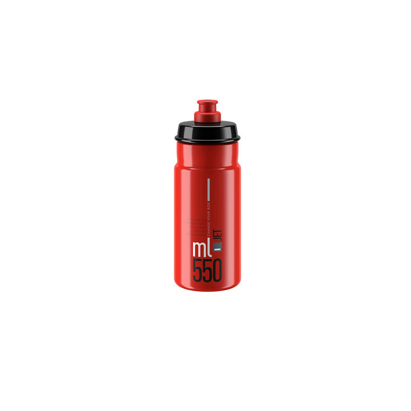 Elite Borraccia Jet Red - Grey Logo 550ml