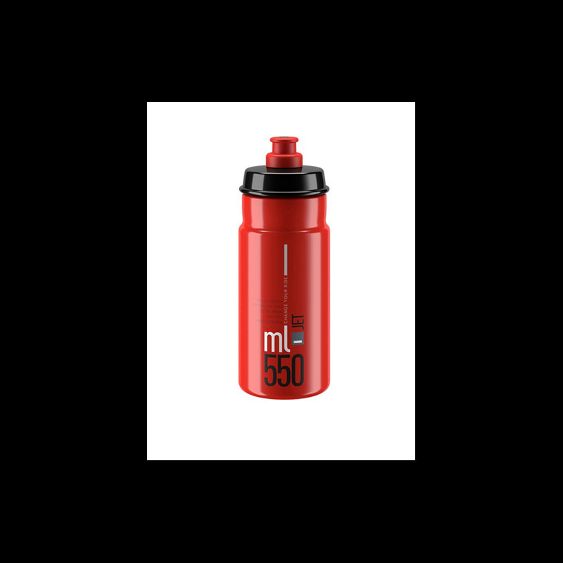 Elite Borraccia Jet Red - Grey Logo 550ml