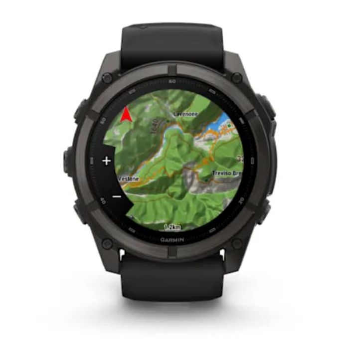 Garmin Fenix 9 Amoled 51mm Grigio cinturino Nero