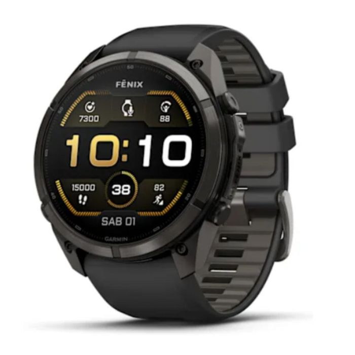 Garmin Fenix 9 Pro Amoled 47mm Grigio cinturino Nero/Grigio