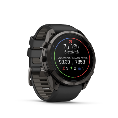 Garmin Fenix 9 Pro Amoled 51mm InReach Grigio cinturino Nero/Grigio