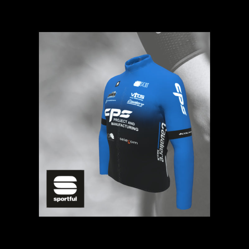 Sportful Maglia Manica Lunga Cps Professional Team Blu