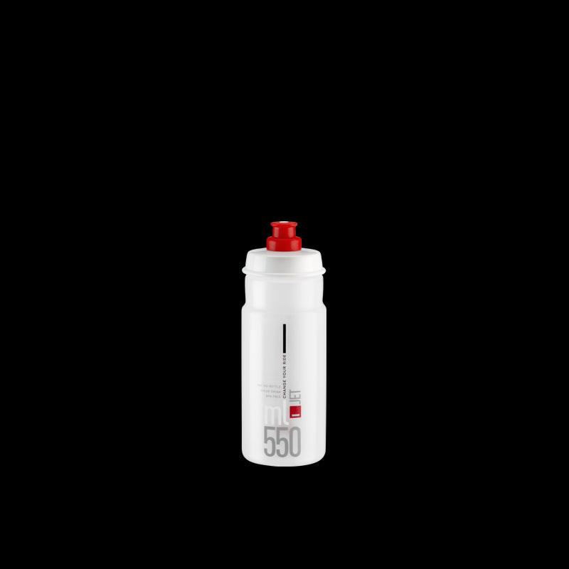 Elite Borraccia Jet Clear - Red Logo 550ml