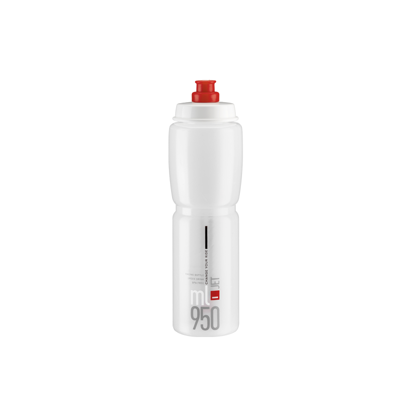 Elite Borraccia Jet Clear - Red Logo 950ml