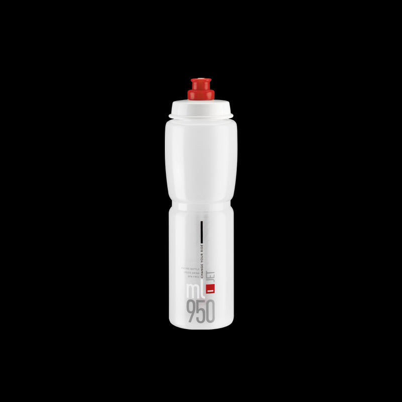 Elite Borraccia Jet Clear - Red Logo 950ml