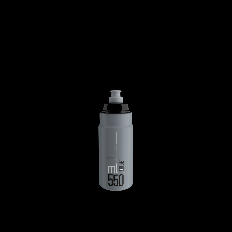 Elite Borraccia Jet Grey - Black Logo 550ml