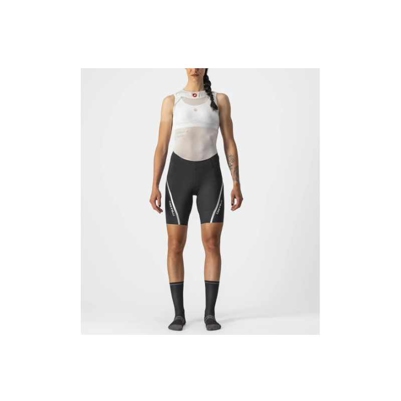 Castelli Pantaloncino Donna Velocissima 3 Nero/Silver