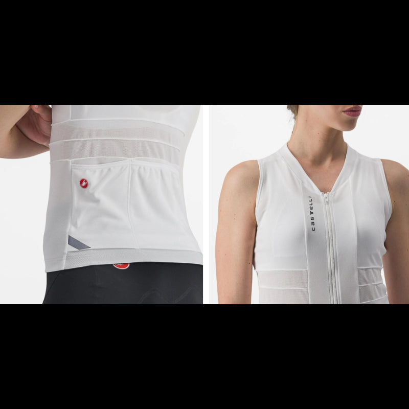 Castelli Smanicato Donna Anima 4 Bianco/Nero