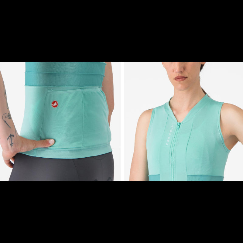 Castelli Smanicato Donna Anima 4 Turchese