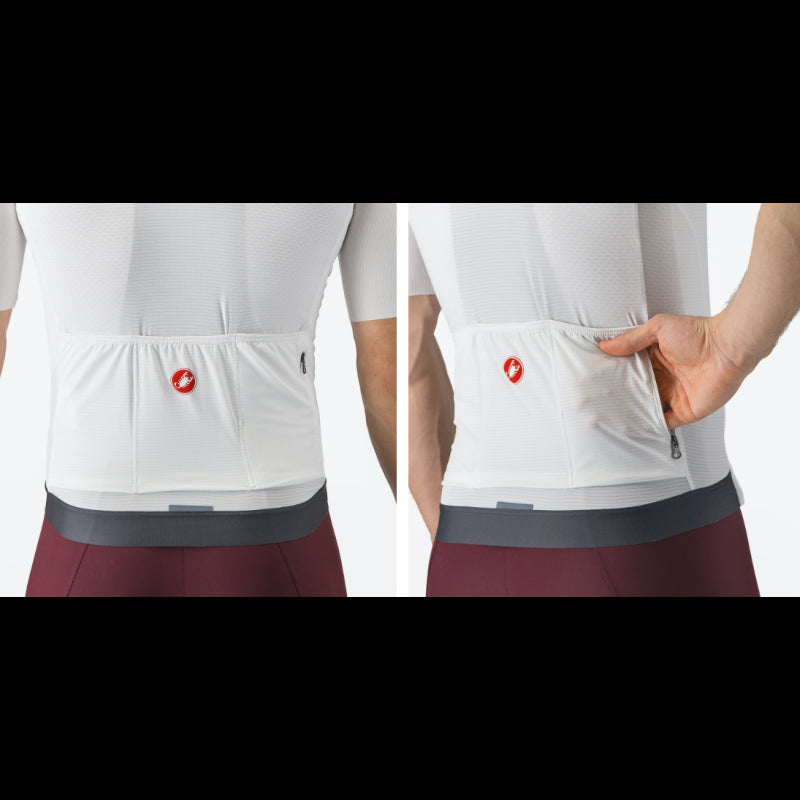 Castelli Maglia Estiva Espresso Bianco