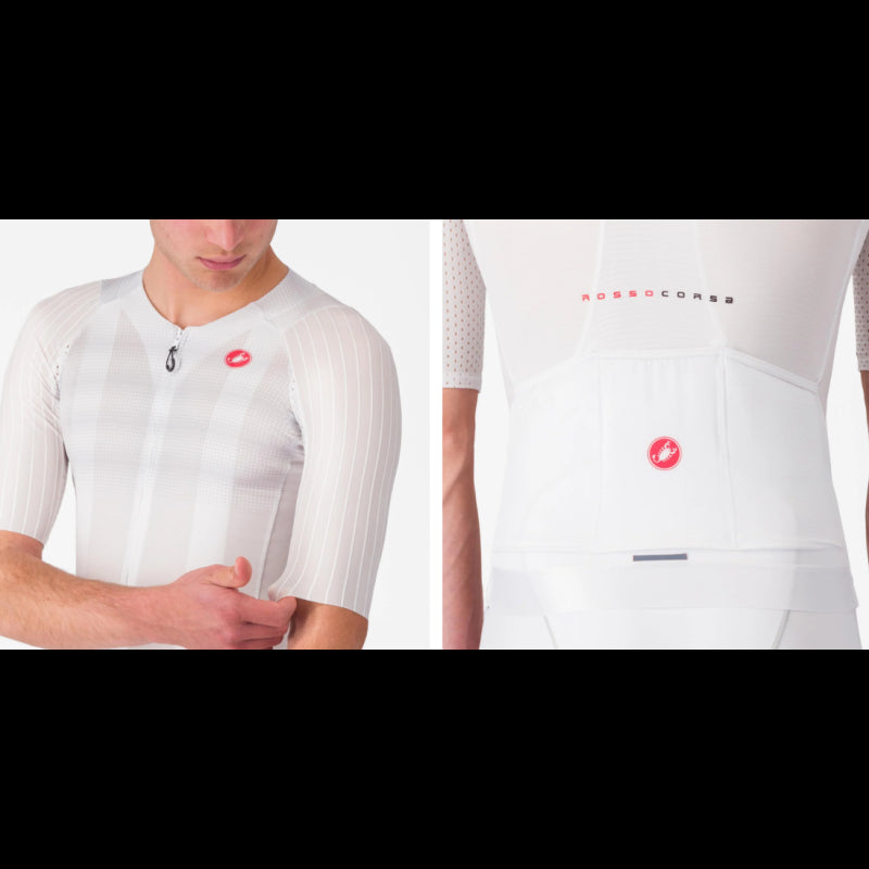 Castelli Maglia Estiva Aero Race 8S Bianco