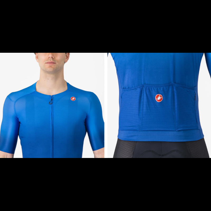 Castelli Maglia Estiva UPF Azzurro Italia