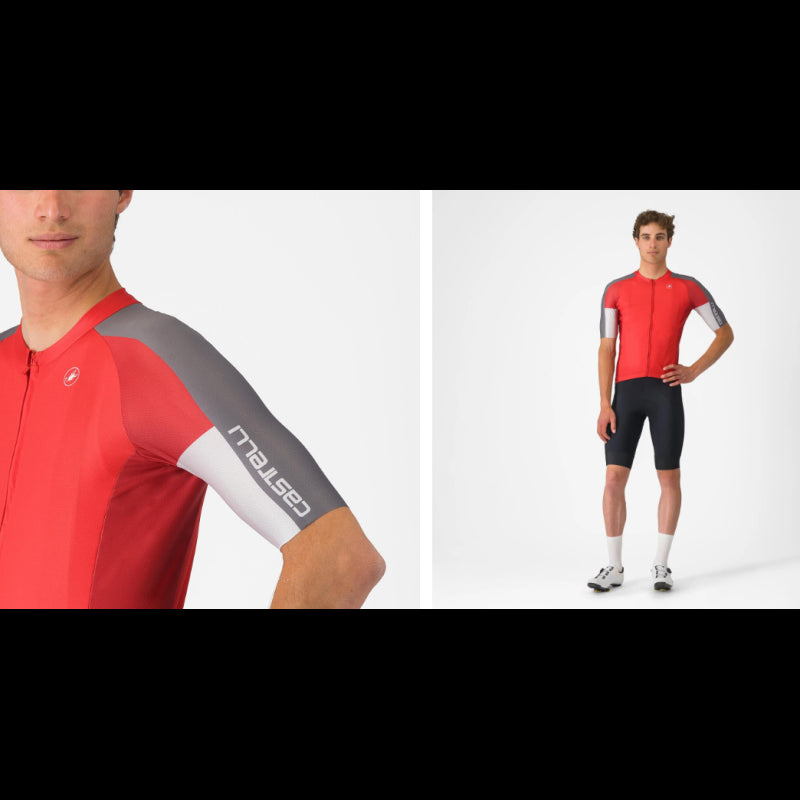 Castelli Maglia Estiva Entrata 6 Rosso