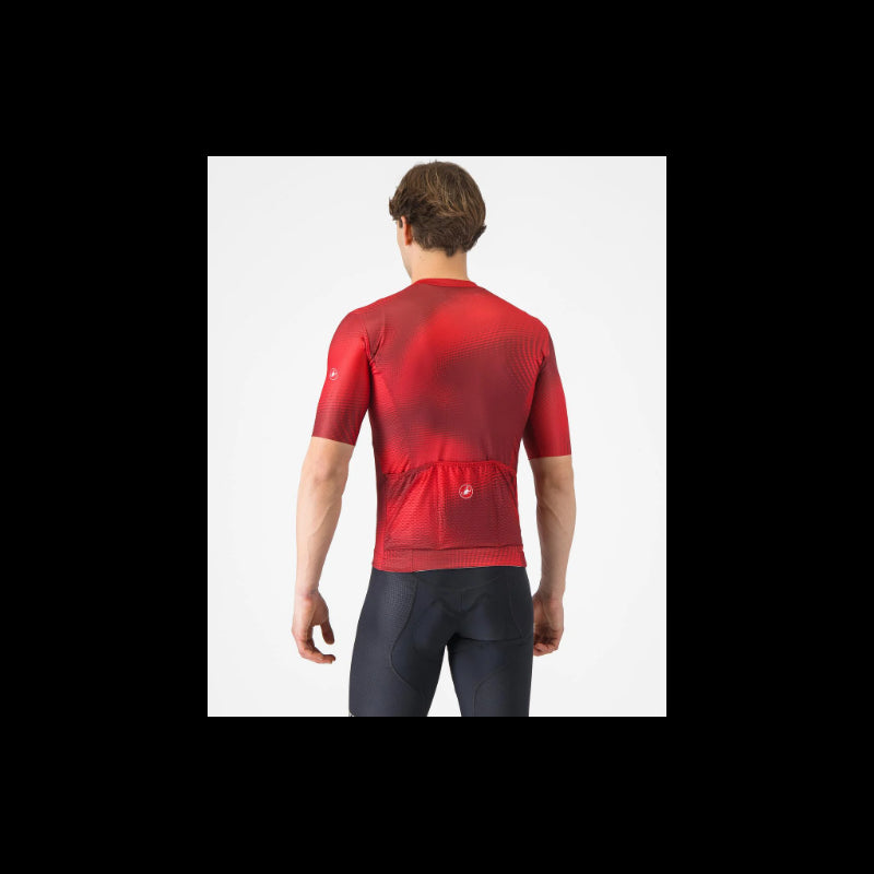 Castelli Maglia Estiva Vortice Rosso