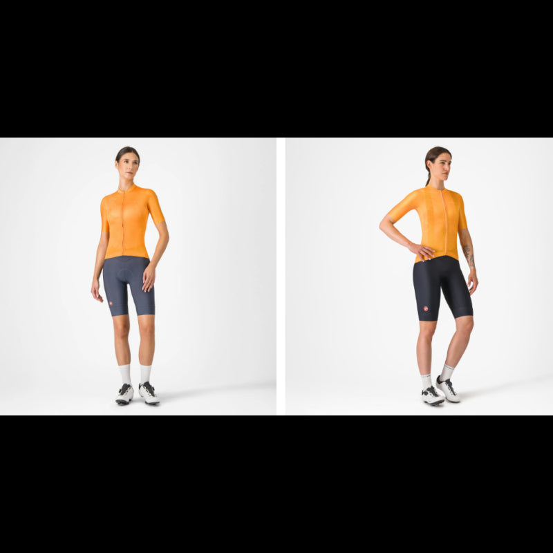 Castelli Maglia Estiva Donna Fantasia Arancio