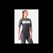 Castelli Maglia Estiva Donna Elegante Nero/Grigio