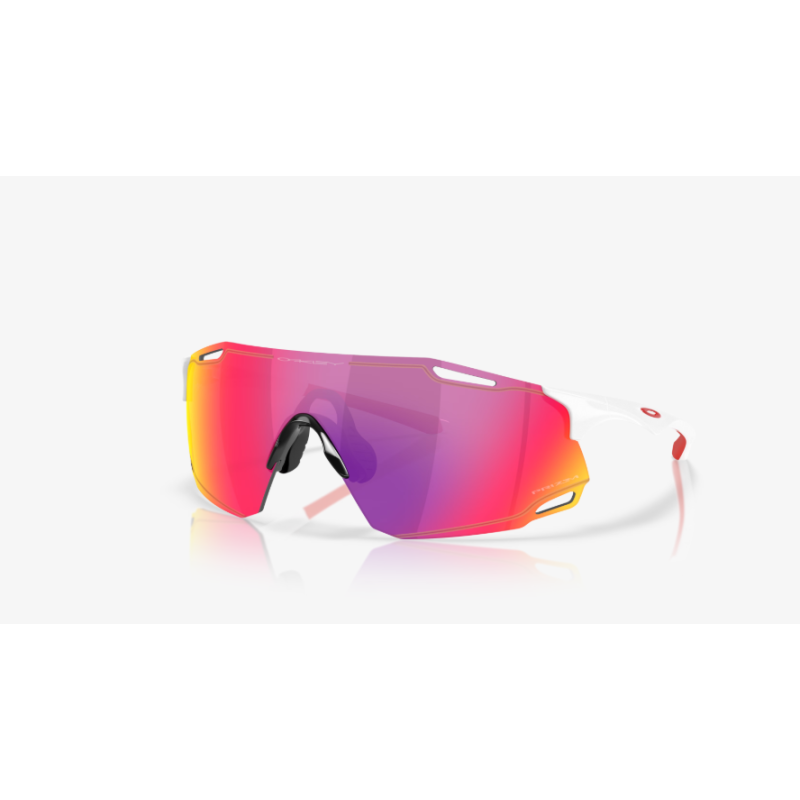 Oakley Occhiali Cybr Dyno Polished White Prizm Road