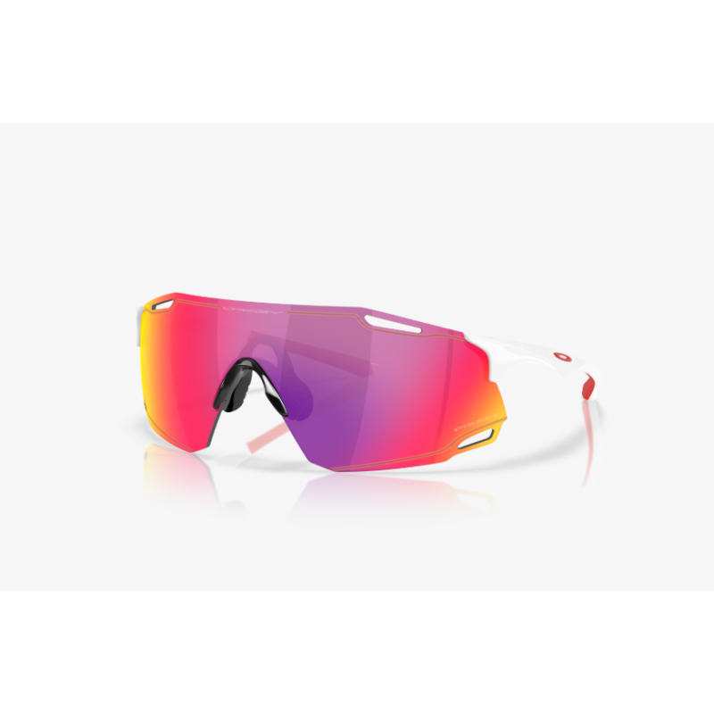 Oakley Occhiali Cybr Dyno Polished White Prizm Road