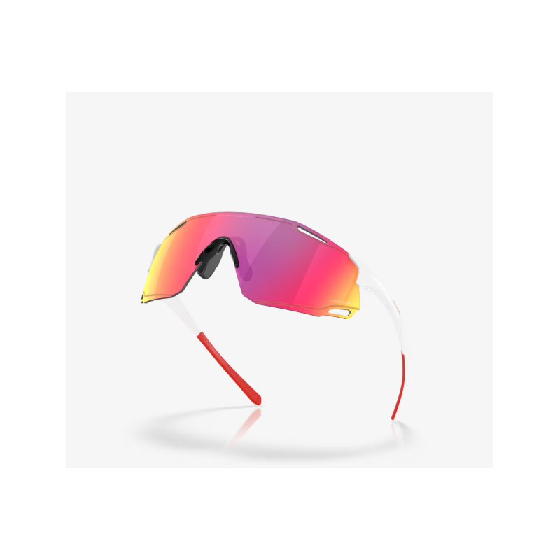 Oakley Occhiali Cybr Dyno Polished White Prizm Road