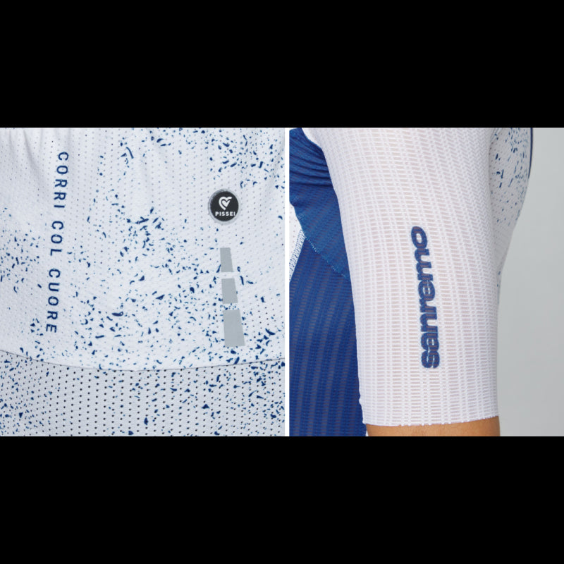 Pissei Maglia Estiva Sanremo'25 Bianco Italia