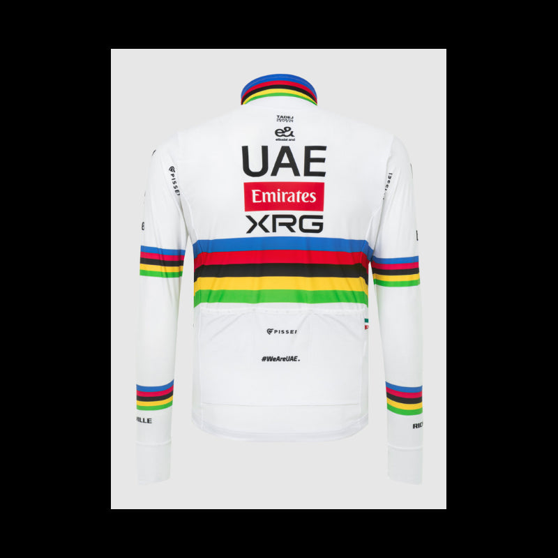 Pissei Maglia Manica Lunga Replica Tadej Pogacar World Champ