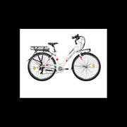 Atala E-Run 7.1 White/Red 28" Lady