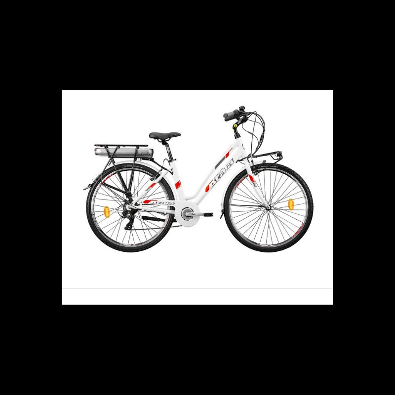 Atala E-Run 7.1 White/Red 28" Lady