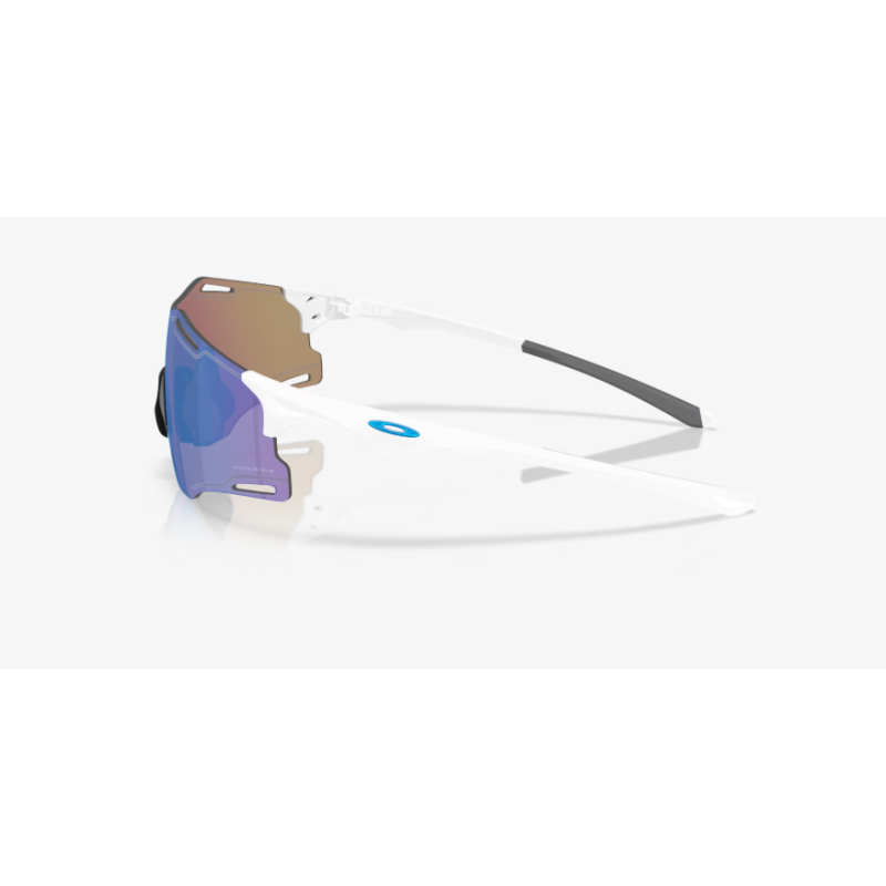 Oakley Occhiali Cybr Zero Polished White Prizm Sapphire