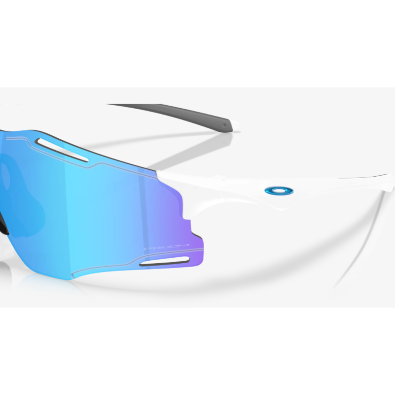 Oakley Occhiali Cybr Zero Polished White Prizm Sapphire