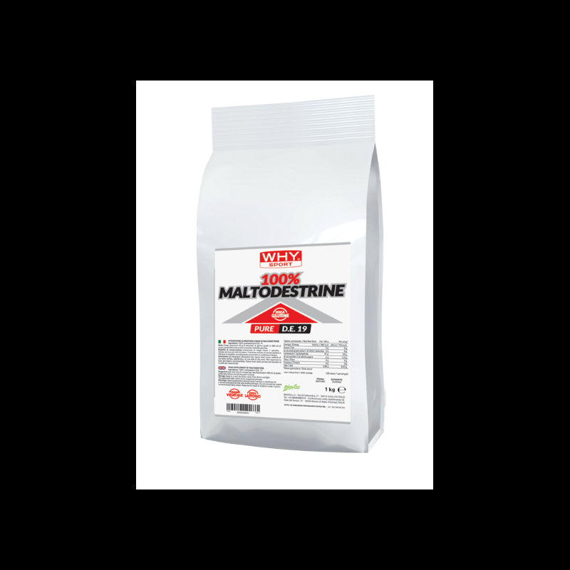 WhySport Integratori 100% Maltodestrine Neutro 1Kg