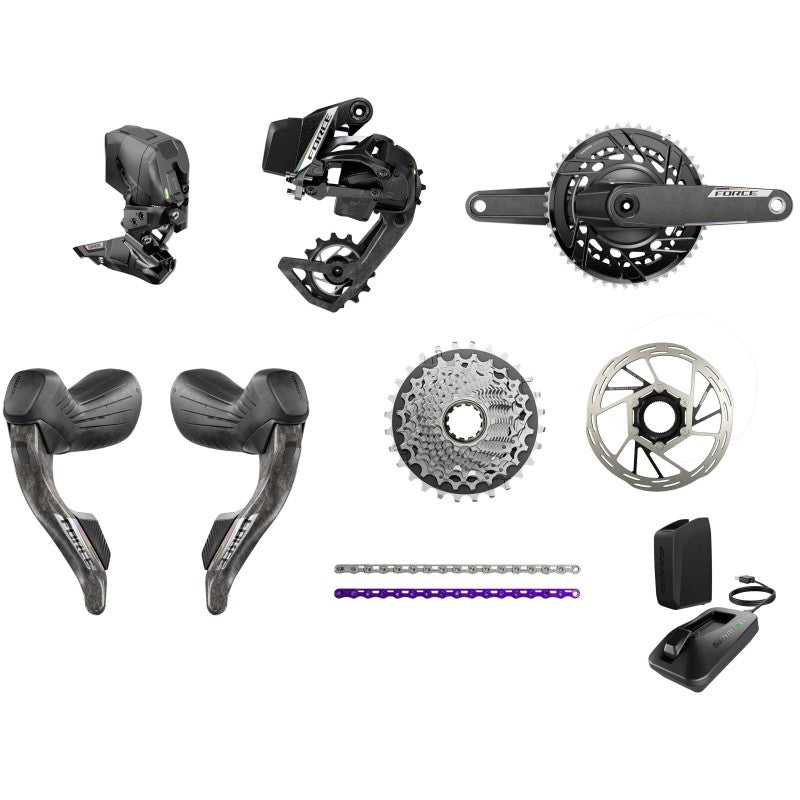 Gruppo Sram Force AXS E1 2x12v + Powermeter 25
