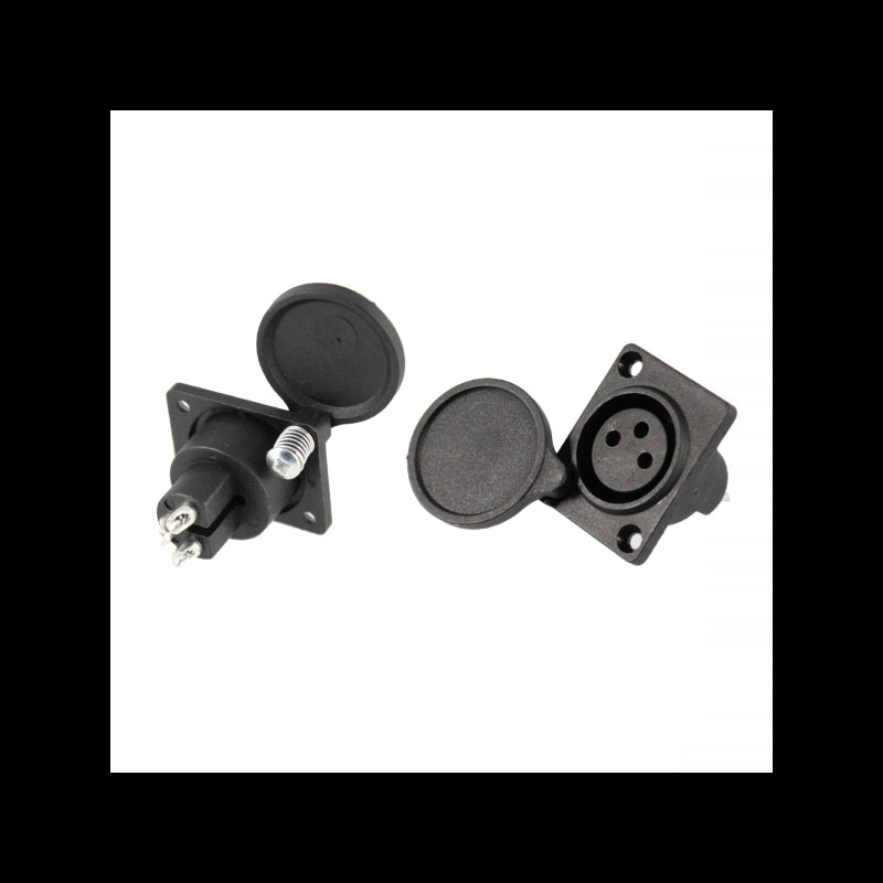 EbikeBattery Presa A Pannello 3 Pin Per Batteria Al Litio