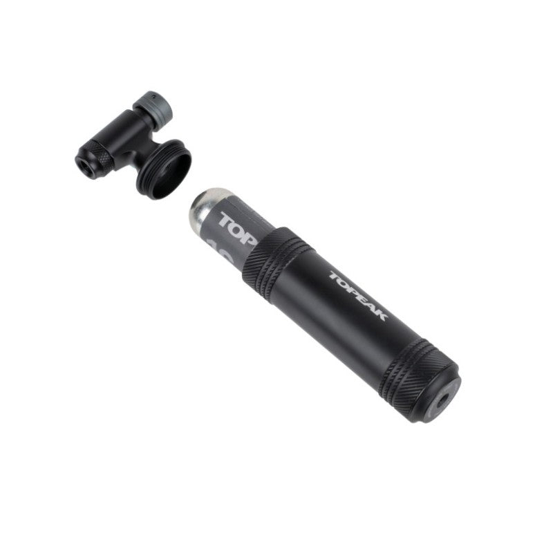 Topeak Adattatore Airbooster Pro con Protezione Alluminio CNC per Cartuccia CO2 16gr