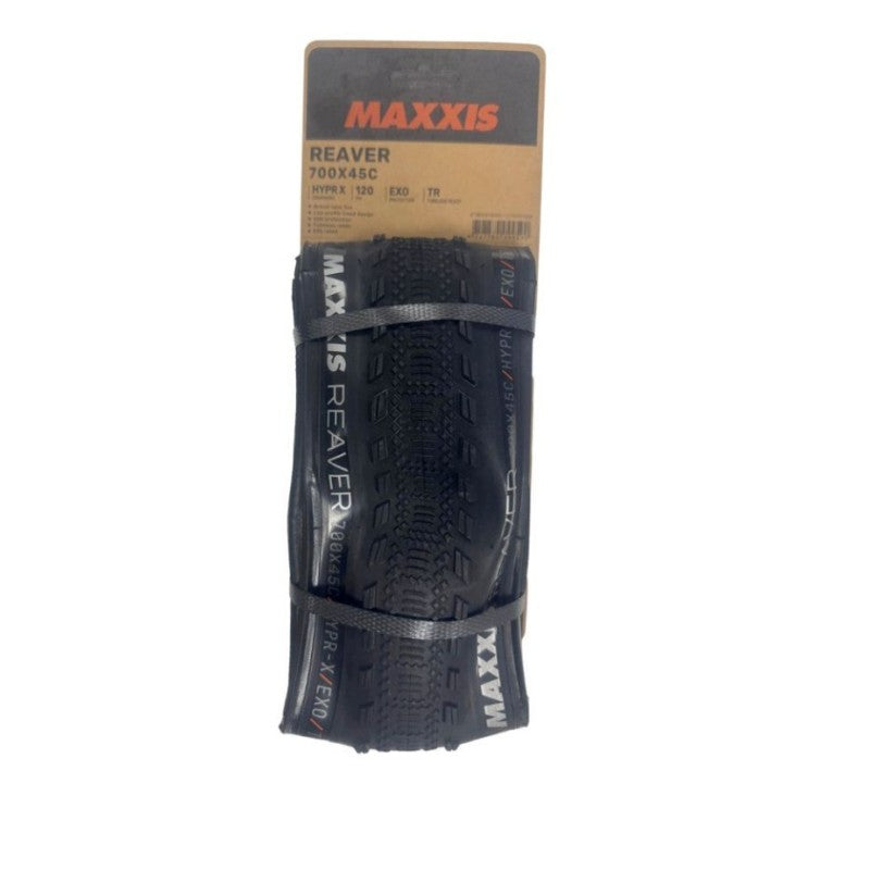 Maxxis Copertone Reaver 700x45 Exo TR Hypr-X Black