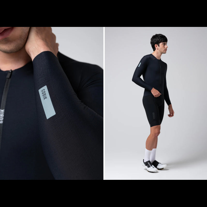 Gobik Maglia Manica Lunga Unisex Avalon Ink Nero